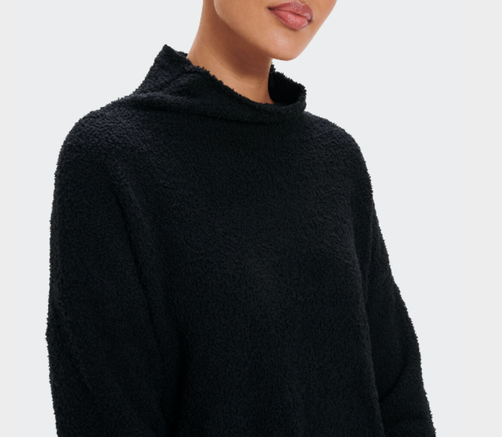 Sage Mock Turtleneck Black