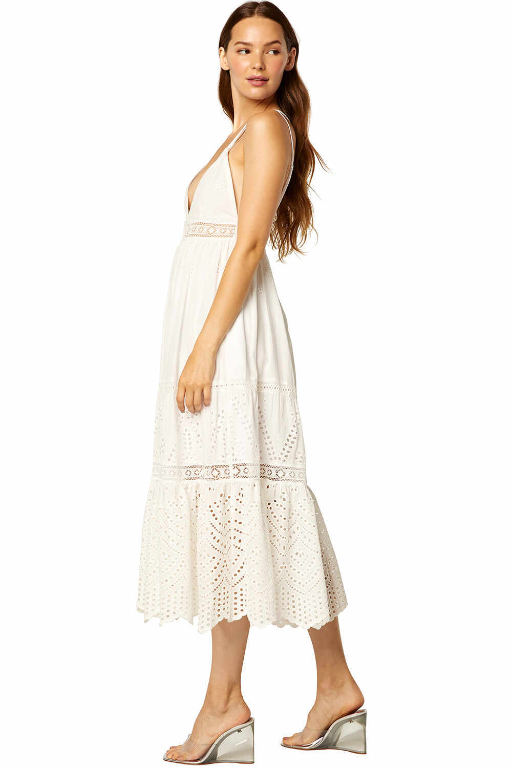 Allegra Dress Cotton Eyelet Mix